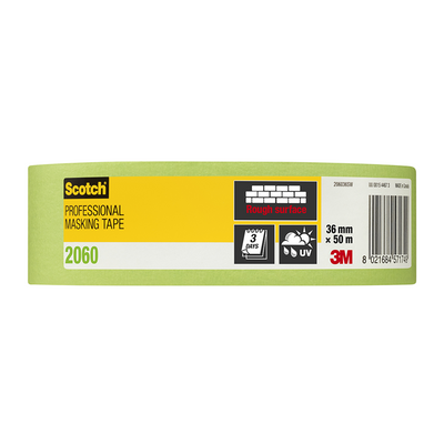3m 1043864 - ruban de masquage 206036sw 36mm x 50m | 4 pièces