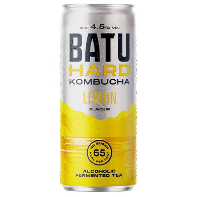 Boîte de citron kombucha dur Batu (12x 250 ml)