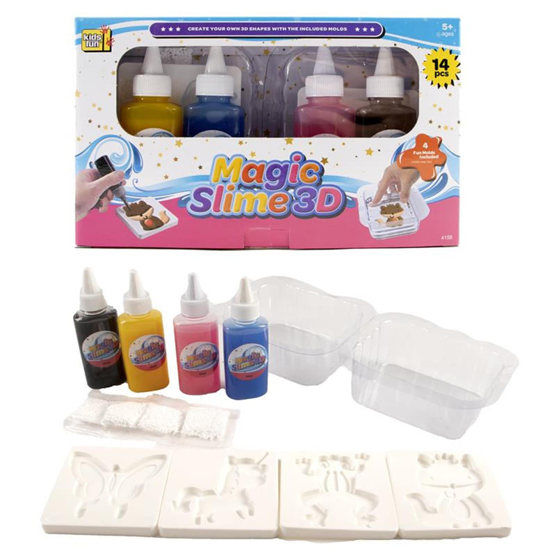 Slime magique 3d 14 pièces