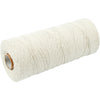 Creativ Company Cotton Thread, L: 700 m, qualité supplémentaire 12 6 6, env. 1 mm, léger naturel, 250 g 1 balle