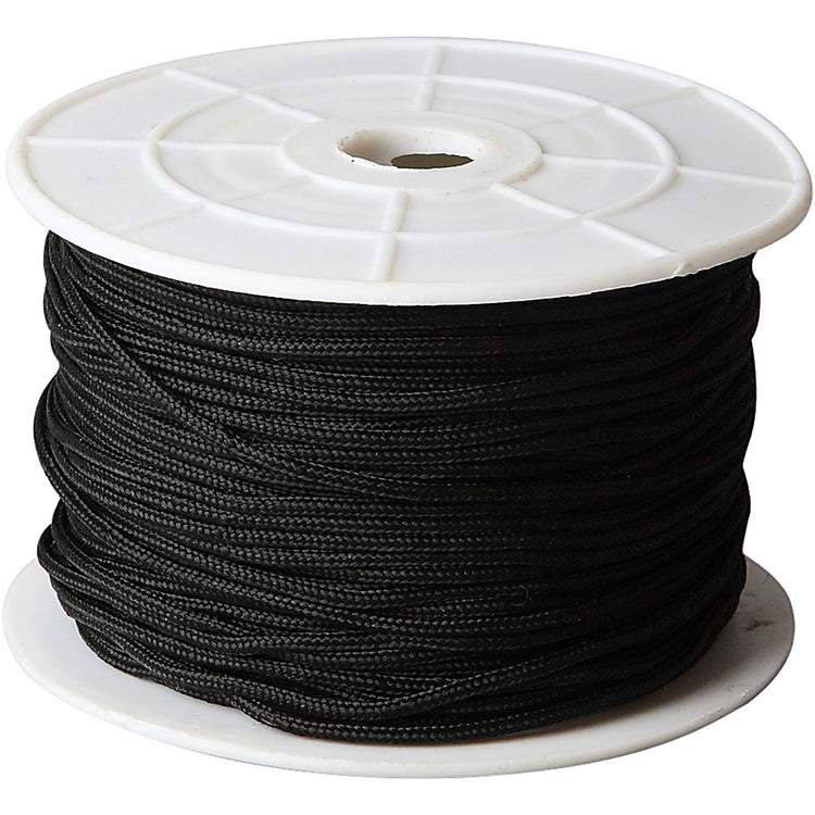 Crétiv Company Polyester Cord Black 2 mm, 50m