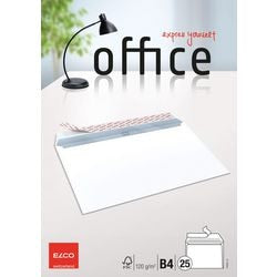 Enveloppes elco office b4 25 pièces blanc 120 g m²