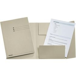 Esselte dossiers 3 rabats a4 240x318mm gris