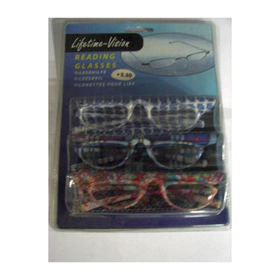 Ensemble de lunettes de lecture à vie avec étui
