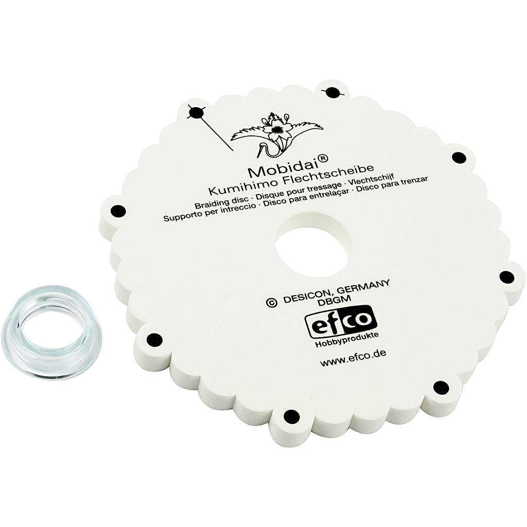 Creativ Company Kumihimo-vlechtlet, d 16 cm, épaisseur 1 cm, 1 pièce