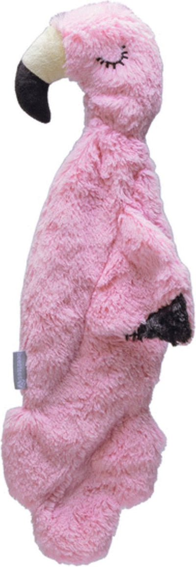 Beeztees chiot flatino flamingo fe - jouet pour chiot - peluche pour chiot - jouet pour chien - rose