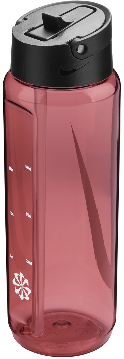 Bouteille à boire Nike tr renouveler la bouteille d'eau rechargeable avec paille 710 ml braise magique.