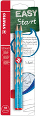 Crayons graphite Stabilo easygraph s hb pour droitier bleu clair - 2 pcs.