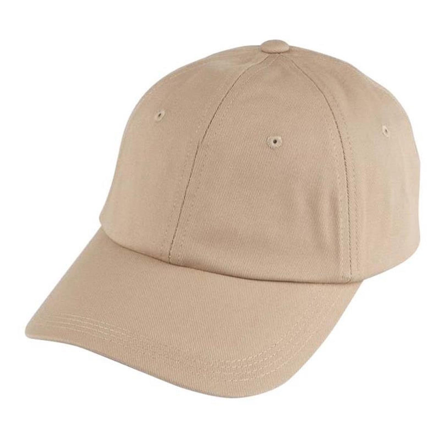Casquette beige 100% coton