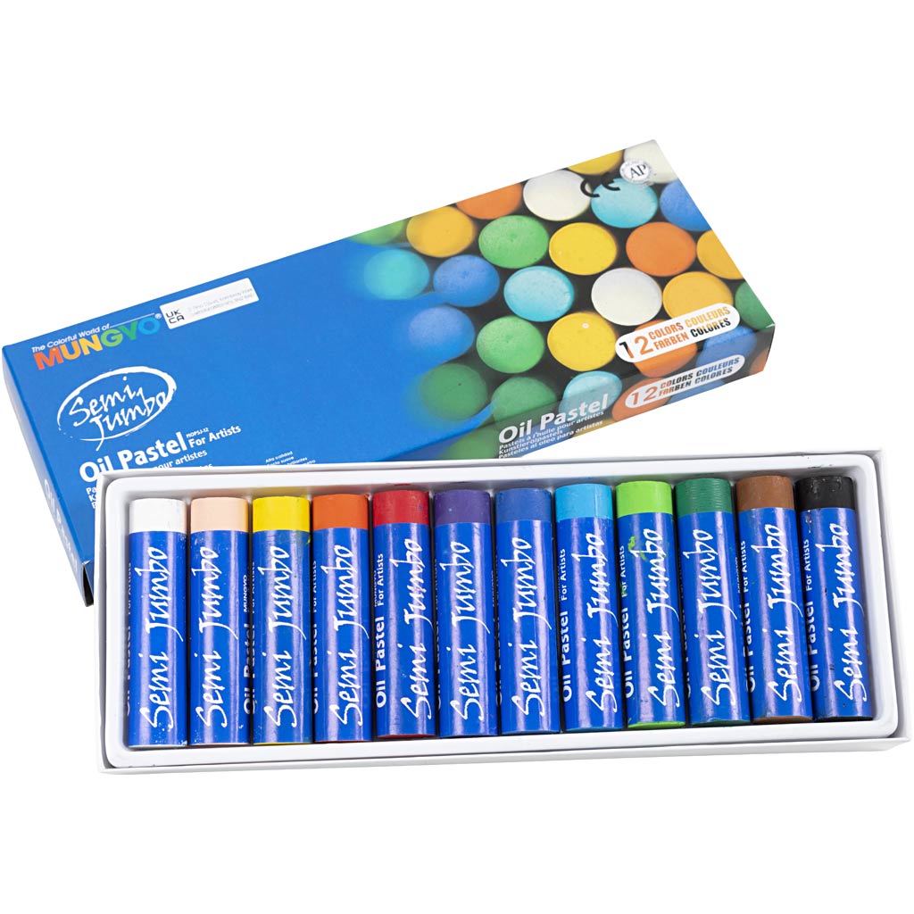 Creativ Company Mungyo Maxi Oliepastel, 12e.