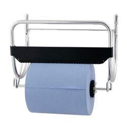Distributeur de rouleaux de serviettes industriel mural argent
