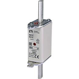 Fusible à lame Eti 80a - 500v din nh1 gg | 3 pièces