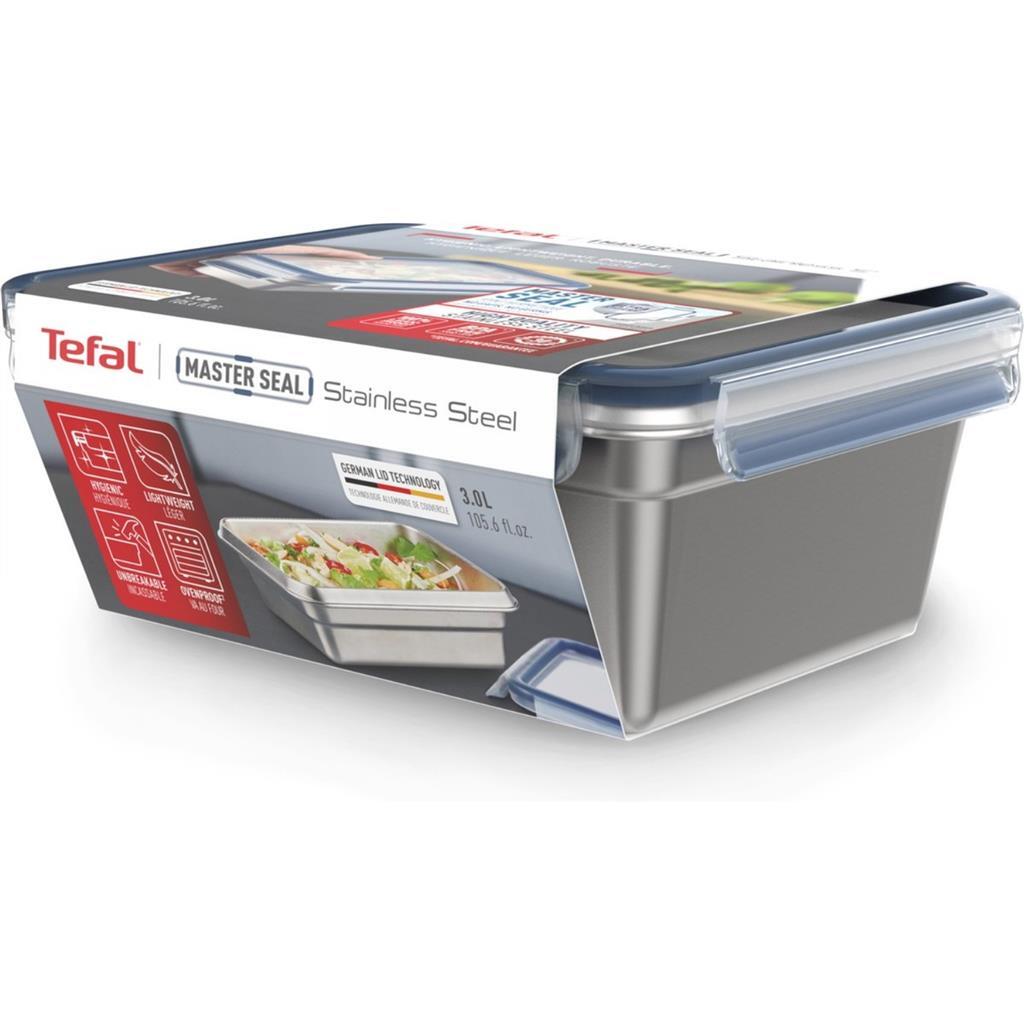 Tefal Tefal Masterseal Versholdenbakje 3l Bleu en acier inoxydable