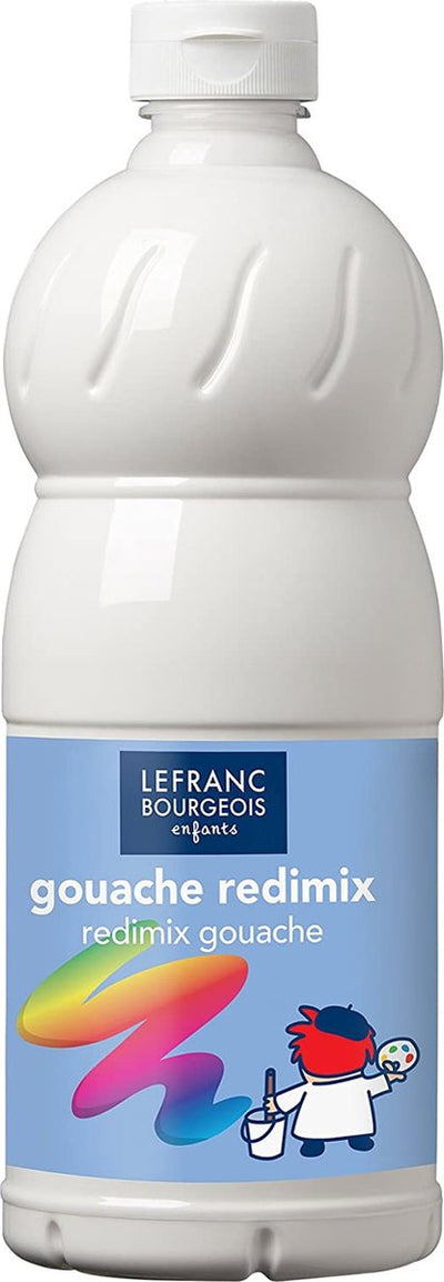 Lefranc bourgeois l b peinture gouache redimix blanc 500ml