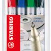 Marqueur permanent Stabilo write-4-all superfin (0,4 mm) - 4 pcs.