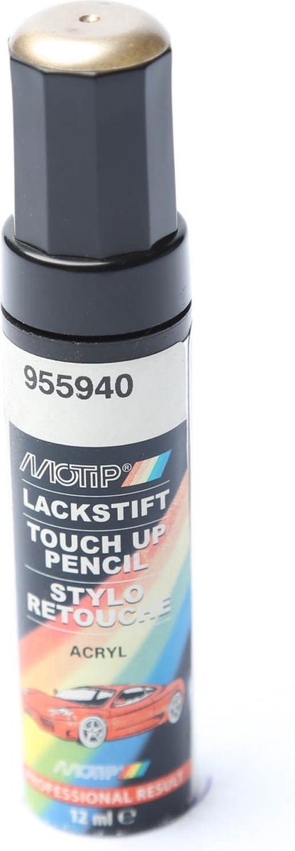 Motip 955940 - stylo peinture automobile - or métallisé - 12 ml