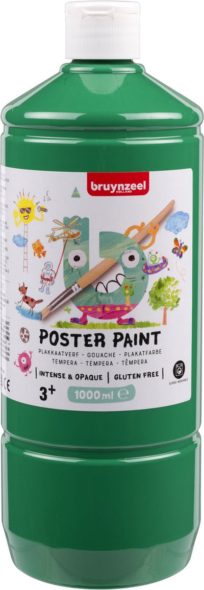 Peinture gouache Bruynzeel 1 litre vert