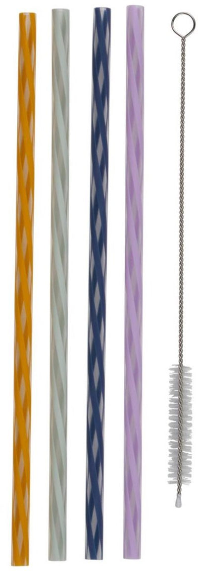 Pailles Alpina avec brosse, 7 pcs.