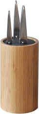 Point-virgule – bloc à couteaux sans couteaux – universel - bambou - ɸ12cm h22cm