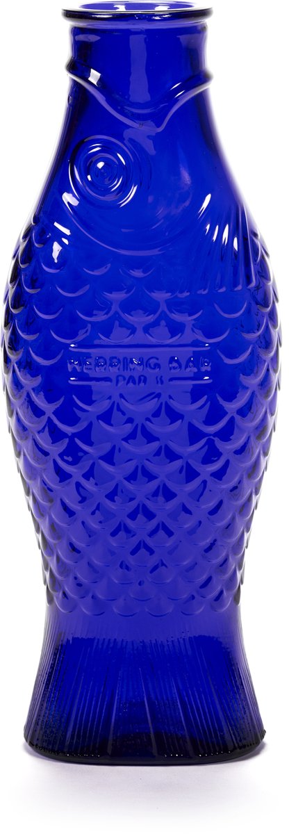 Serax - poisson paola navone - carafe - bleu cobalt - 85cl