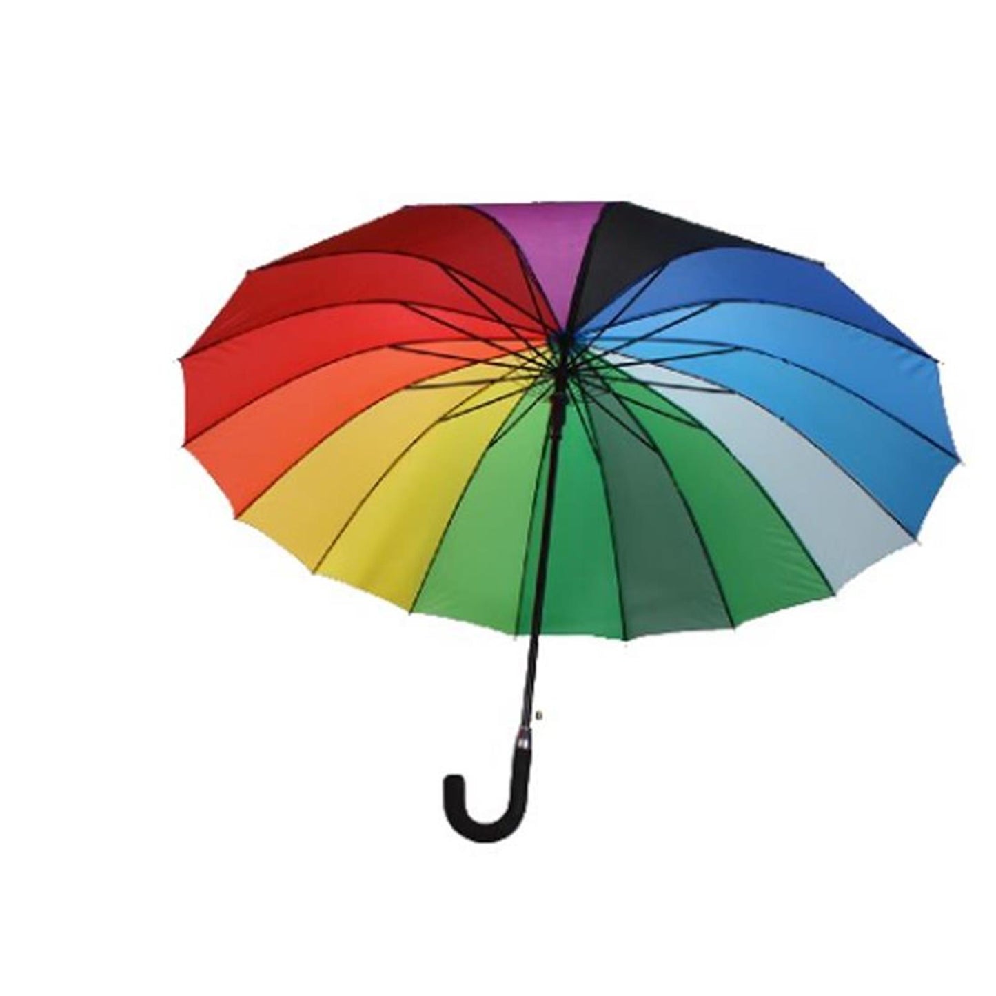 Gerkimex parapluie arc-en-ciel ø112cm avec 16 baleines