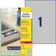 Ty étiquettes avery zweckform l6013 -20 argent mat