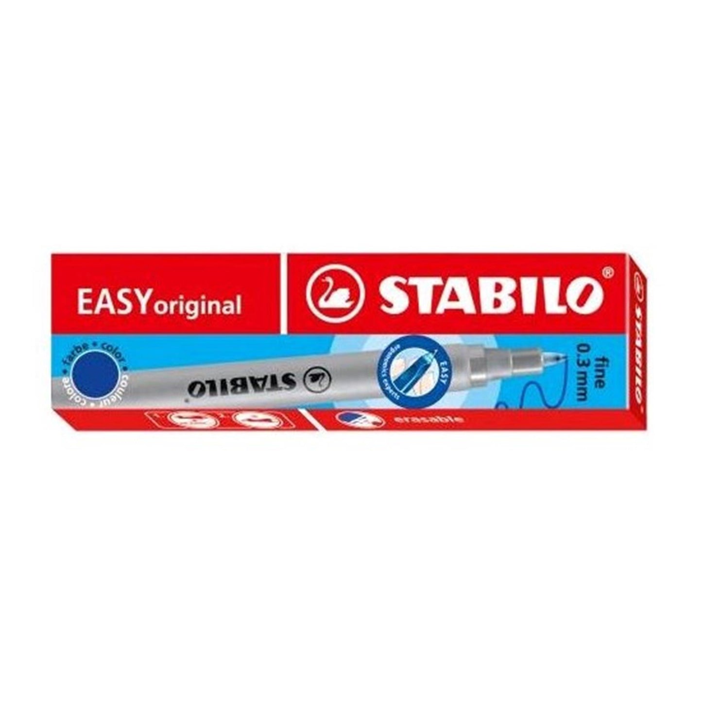 Stabilo Easyoriginal 3 Navullingen Fine - Bleu