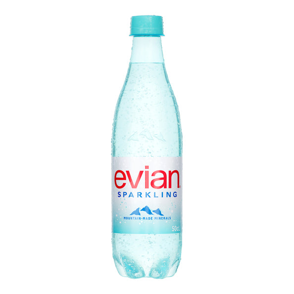 Evian pétillant 100% rpet (12x 50 cl)