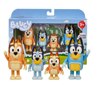 Moose Toys Bluey Family Speel Figures, 4st.