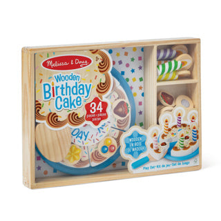 Gâteau d'anniversaire en bois Melissa Doug
