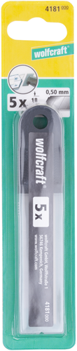 Couteaux sécables Wolfcraft | dans la boîte | 18mm | 5 pièces - 4181000