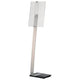 Abi support de signalisation cristal durable 481923 a3 argent métallisé