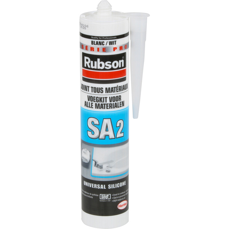 Rubson 1064696 - kit sanitaire pro sa2 blanc 300ml | 25 pièces