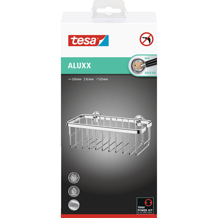 Tesa 1061443 - aluxx simple 9,2x25x12,5 | 1 pièce