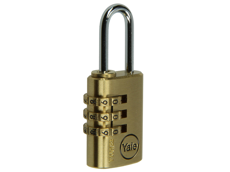 Yale 1057522 - cadenas à combinaison 22 mm ypy150221201 | 6 pièces
