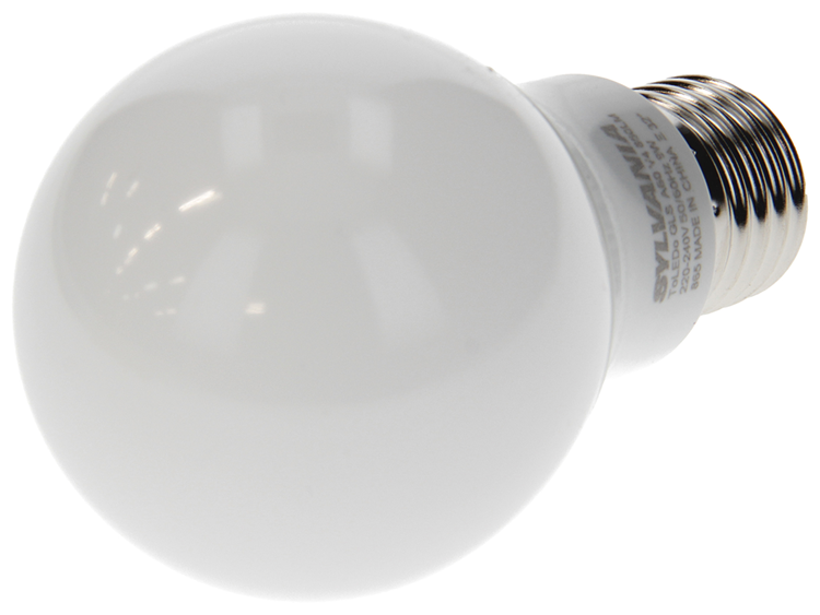 Sylvania 1059970 - syl led poire e27 9w= 63w 850lm6500k | 6 pièces
