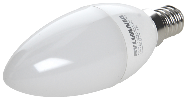 Sylvania 1059972 - bougie led syl e14 5,5w=40w 470lm 6500k | 6 pièces