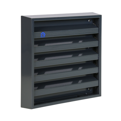 Renson 1062411 - grille murale en saillie skin alu 431 (165x165) structure 7016 | 2 pièces