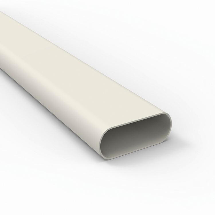 Renson 1063928 - caniveau ovale plat fixe 135x55 (1m) | 2 pièces