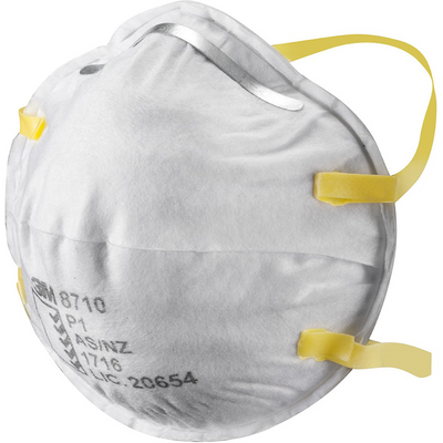 3m 1061819 - masque anti-poussière p1 no. 8710c3n 3 pièces | 6 pièces