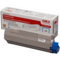 Cartouche toner oki 43872307 cyan 2 000 pages