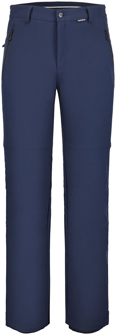 Pantalon de ski softshell Icepeak Frankfurt pour homme - bleu - 54