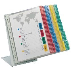 Système de présentation de bureau durable 568800 jaune, rouge, bleu, vert 1 pièce