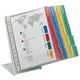 Système de présentation de bureau durable 568800 jaune, rouge, bleu, vert 1 pièce