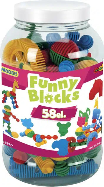 Warder Funny Blocks 58 Système de construction de pièces