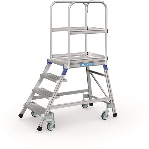 Escalier à plateforme mobile Zarges 1x4tr