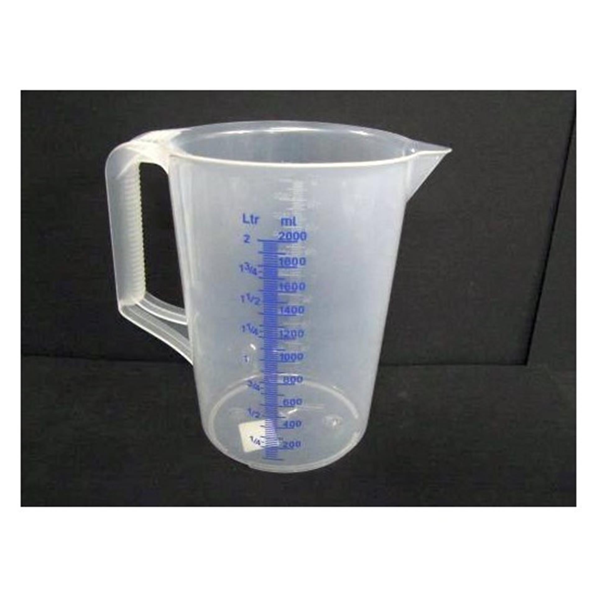 Gobelet doseur en plastique 2 litres