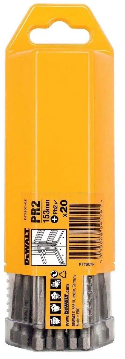 Accessoires Dewalt embout à vis pr2 pour dcf6201 - dt7207-qz