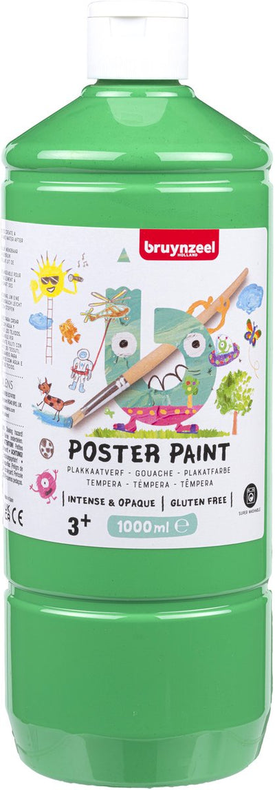 Peinture gouache Bruynzeel 1 litre vert clair
