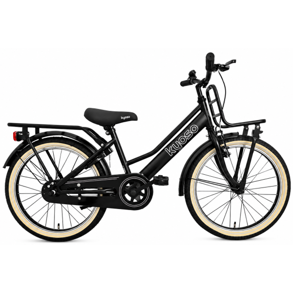 Kyoso vélo pour enfants Blossom Classic 20 pouces avec moyeu de frein - noir mat rose